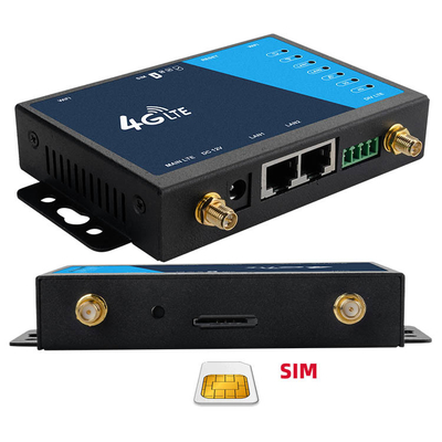 Small Size 4G LTE Industrial Router with 2 X External Antenna for Mac OS