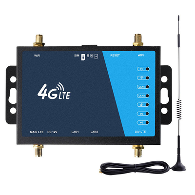 Small Size 4G LTE Industrial Router with 2 X External Antenna for Mac OS