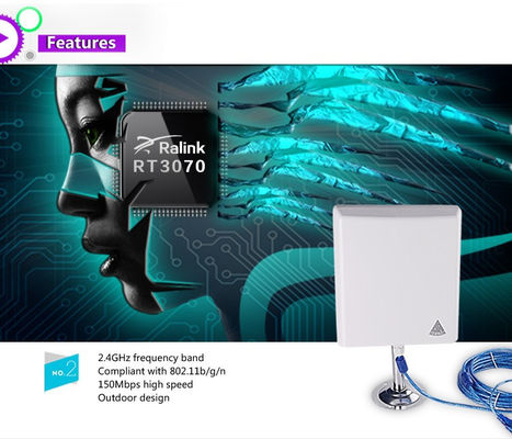 2.4GHz 150mbps Wireless Lte CPE Router with High Gain Antenna Long Range 36dBi